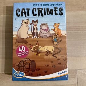 Cat Crimes Logic Game - never been opened